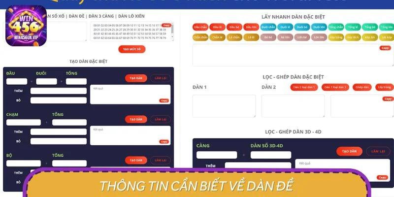 Những thông tin cần biết về dàn đề