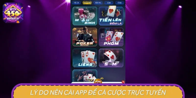 Lý do nên cài app để cá cược trực tuyến