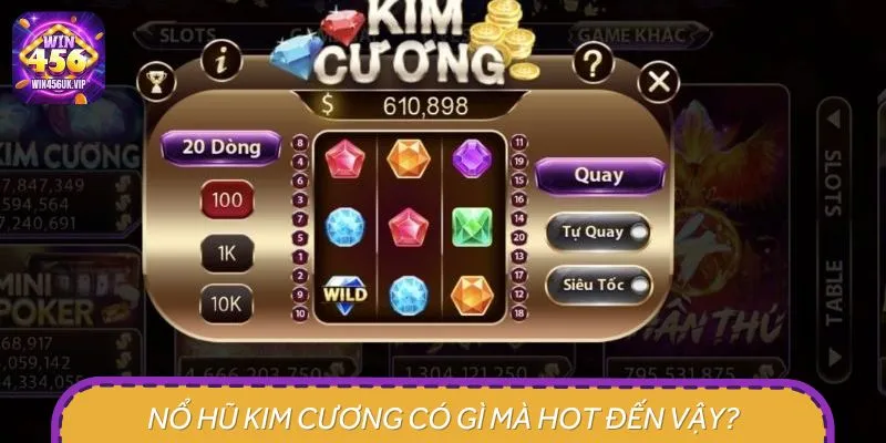 Khám phá tính năng nổi bật khiến Nổ Hũ Kim Cương siêu hot