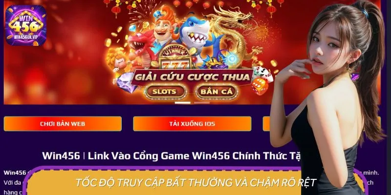 Tốc độ truy cập trang web chậm là dấu hiệu hệ thống đang update dữ liệu